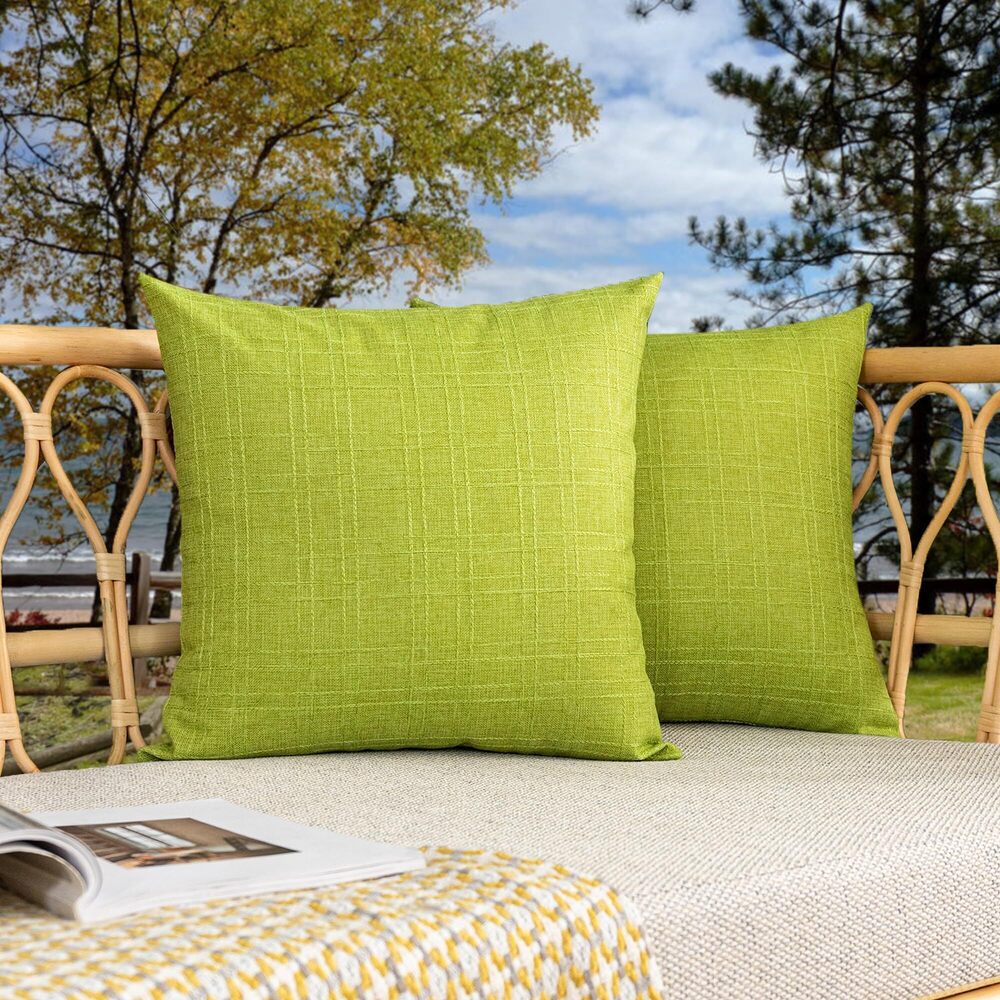 2759 Kevin Textile Pack of 2 Decorative Outdoor Waterproof Pillow Covers